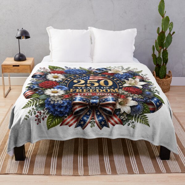 Item preview, Patriotic Freedom Floral Badge designed and sold by PetalGarden.