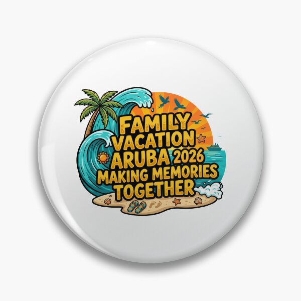 Item preview, aruba vacation 2026 matching family beach theme art designed and sold by ArtDesignTp.