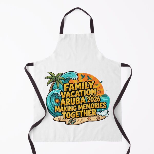 Item preview, aruba vacation 2026 matching family beach theme art designed and sold by ArtDesignTp.
