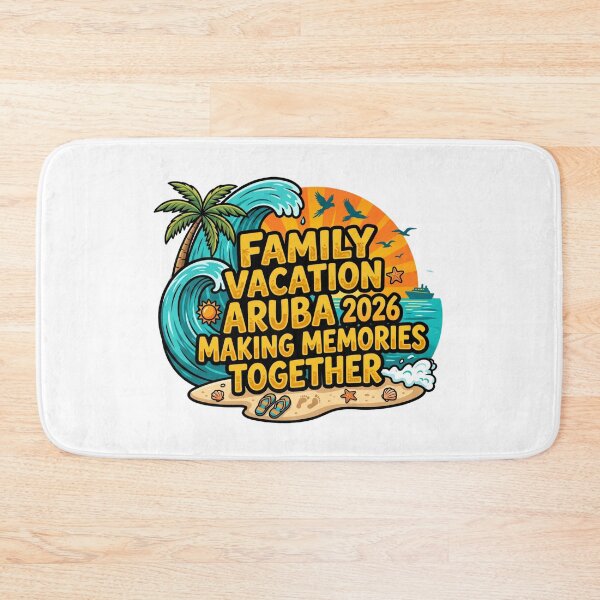 Item preview, aruba vacation 2026 matching family beach theme art designed and sold by ArtDesignTp.