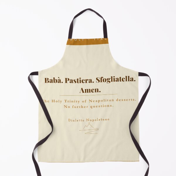 Item preview, Babà Pastiera Sfogliatella Amen — Neapolitan Desserts Vintage Print Naples designed and sold by vesuviovibes.