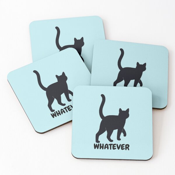 Item preview, Whatever Black Cat designed and sold by AdicretorDesign.