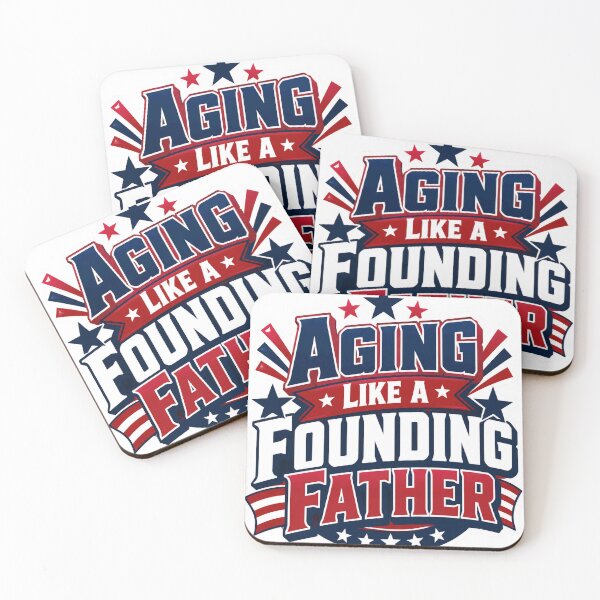 Item preview, Aging Like a Founding Father  designed and sold by Squiggle Happy.