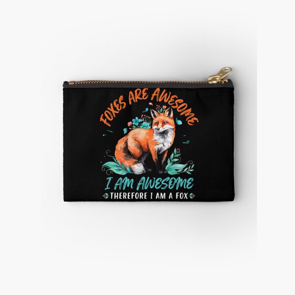 Item preview, Foxes Are Awesome I am Awesome Therefore I am A Fox Funny Cute Fox Lover designed and sold by Redgiant87x.