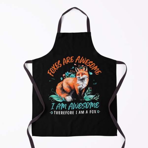 Item preview, Foxes Are Awesome I am Awesome Therefore I am A Fox Funny Cute Fox Lover designed and sold by Redgiant87x.
