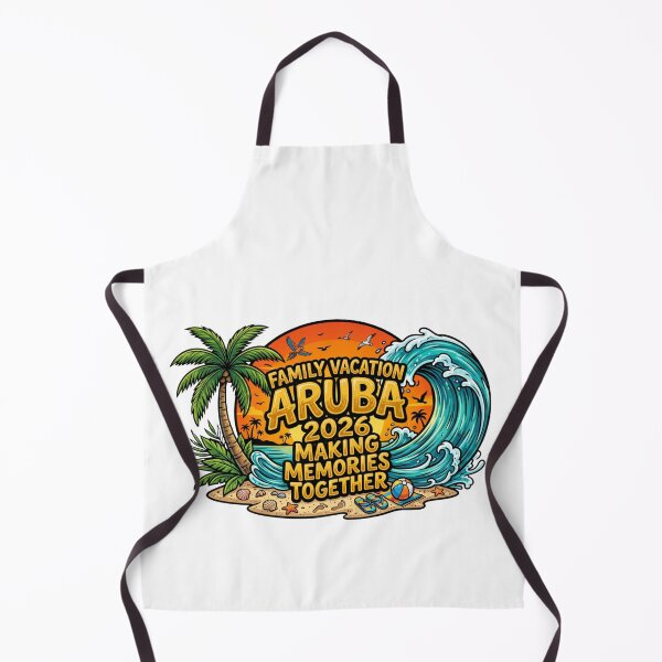 Item preview, tropical aruba  family getaway 2026 beach memory art designed and sold by ArtDesignTp.