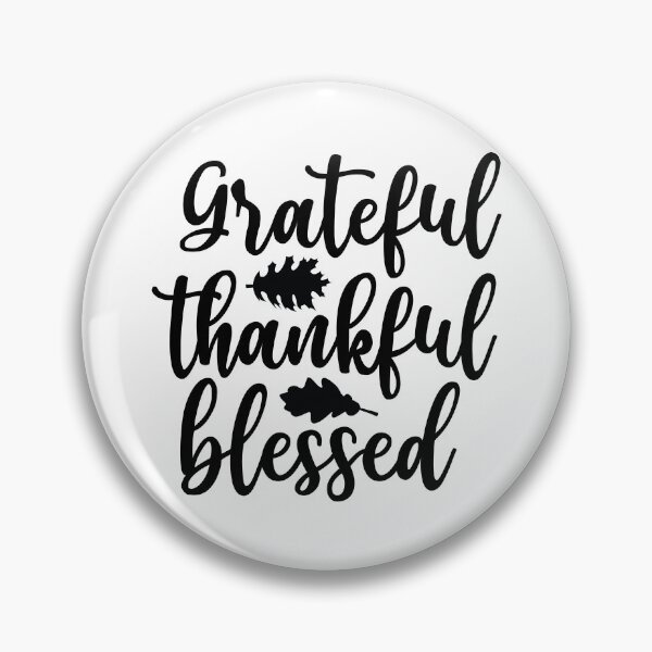 Item preview, Grateful Thankful Blessed - Cute Autumn Fall Season Leaves Thanksgiving Cozy Gift designed and sold by FuzionRaptor.