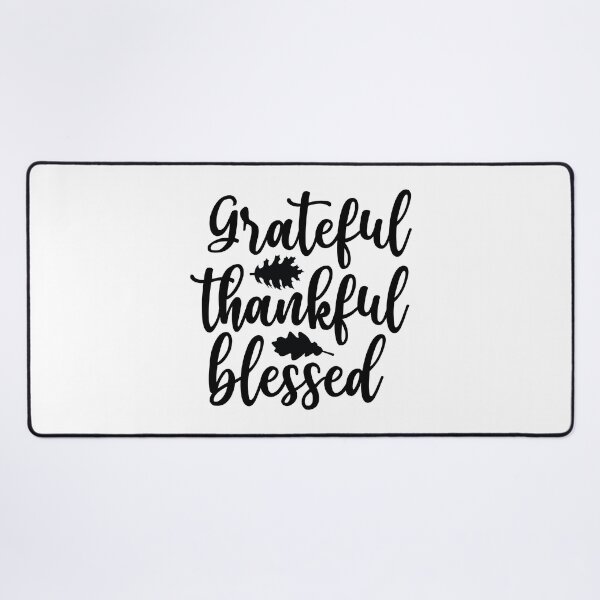 Item preview, Grateful Thankful Blessed - Cute Autumn Fall Season Leaves Thanksgiving Cozy Gift designed and sold by FuzionRaptor.