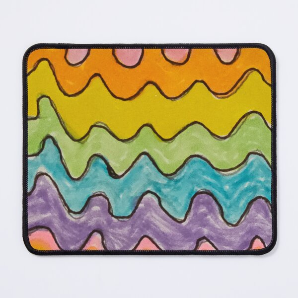 Item preview, Pastel Rainbow Squiggles designed and sold by DancingCreek.