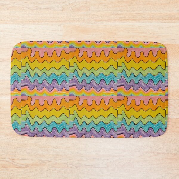 Item preview, Pastel Rainbow Squiggles designed and sold by DancingCreek.
