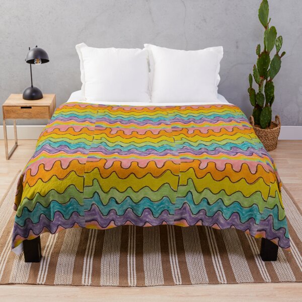 Item preview, Pastel Rainbow Squiggles designed and sold by DancingCreek.
