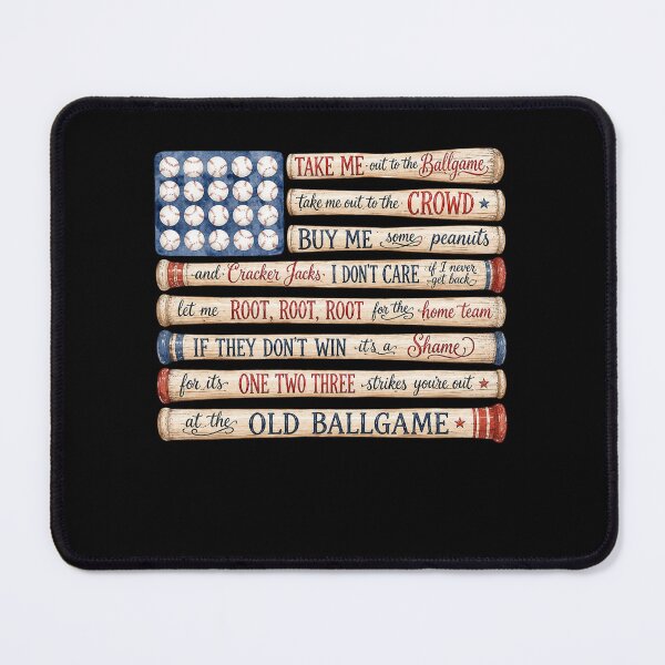 Item preview, The Old Ballgame Baseball Fan Patriotic America Ballgame Lover designed and sold by FormalDehyena.