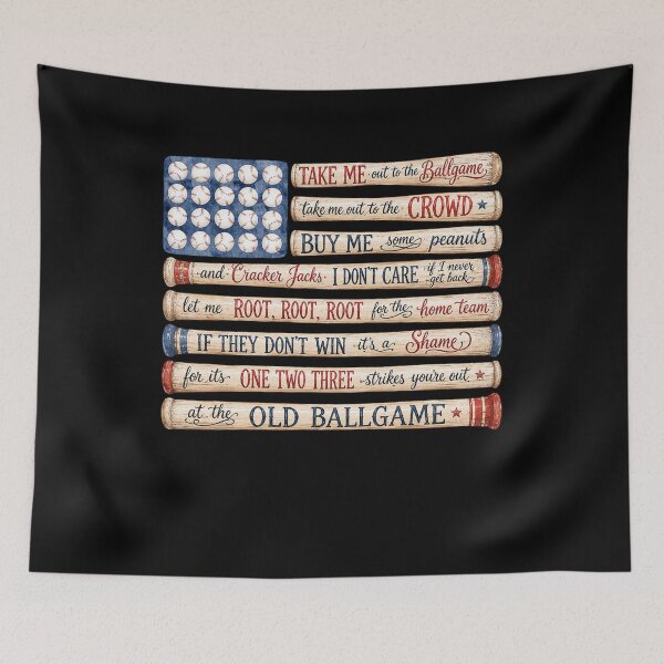 Item preview, The Old Ballgame Baseball Fan Patriotic America Ballgame Lover designed and sold by FormalDehyena.