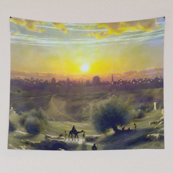 Item preview, Jerusalem at Sunset - James Fairman designed and sold by Jon-Baran.