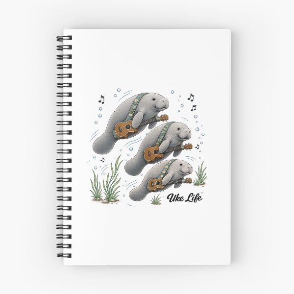 Item preview, Uke Life™ - 3 Manatees Carrying Ukes designed and sold by Ukulele Gent.