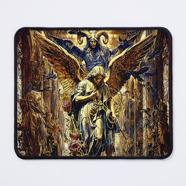 Item preview, Dark Gothic Art &amp; Fine Art Prints (1:1 Square Posters) designed and sold by Cyber-ART-Studio.