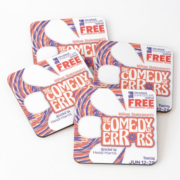 Item preview, Summer 2026 Comedy of Errors designed and sold by CleveShakes.