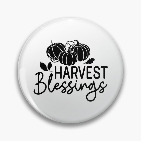 Item preview, Harvest Blessings - Cute Autumn Fall Season Leaves Pumpkin Thanksgiving Country Gift designed and sold by FuzionRaptor.