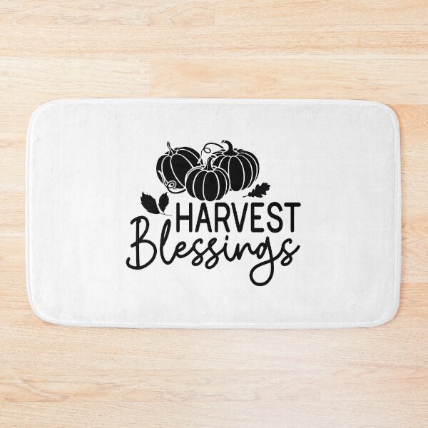 Item preview, Harvest Blessings - Cute Autumn Fall Season Leaves Pumpkin Thanksgiving Country Gift designed and sold by FuzionRaptor.