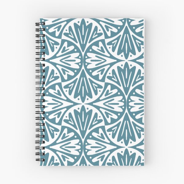 Item preview, Teal fan seamless repeating pattern designed and sold by SeamlessDsign.