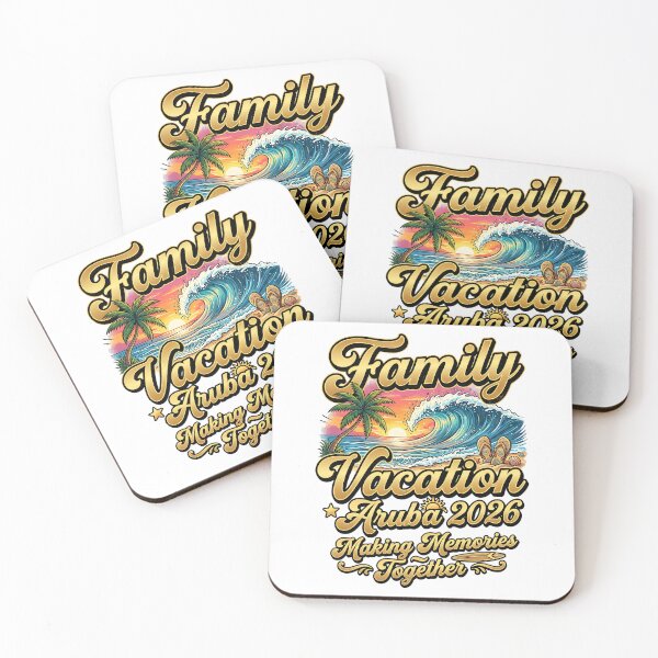 Item preview, family vacation aruba 2026 making memories beach art designed and sold by ArtDesignTp.