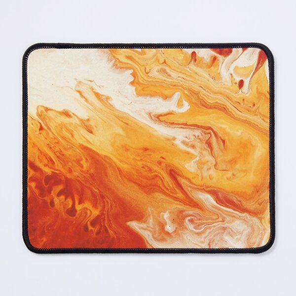 Item preview, Canva Creations: Orange Fluid Art designed and sold by DoodlesByPapaya.