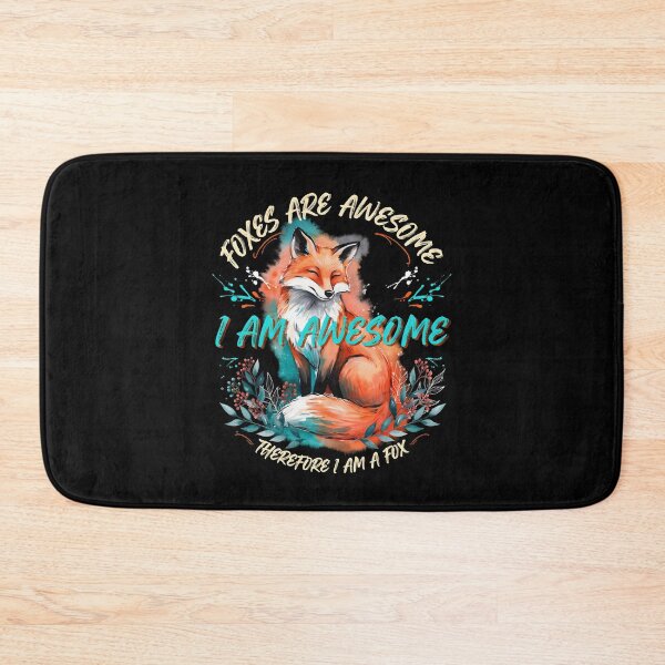 Item preview, Foxes Are Awesome I am Awesome Therefore I am A Fox Cute Woodland Animal designed and sold by Redgiant87x.