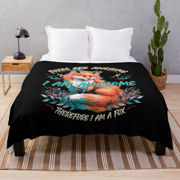 Item preview, Foxes Are Awesome I am Awesome Therefore I am A Fox Cute Woodland Animal designed and sold by Redgiant87x.