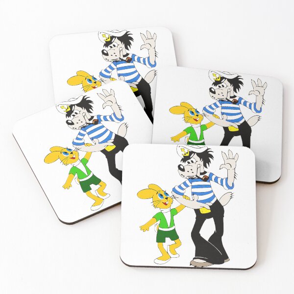 Item preview, Retro Wolf and Hare - Classic Nu Pogodi Cartoon Duo  designed and sold by Tokraz-art.
