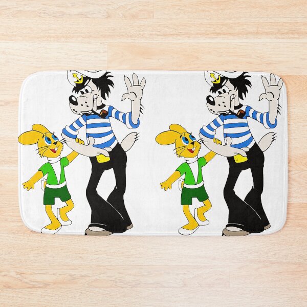 Item preview, Retro Wolf and Hare - Classic Nu Pogodi Cartoon Duo  designed and sold by Tokraz-art.