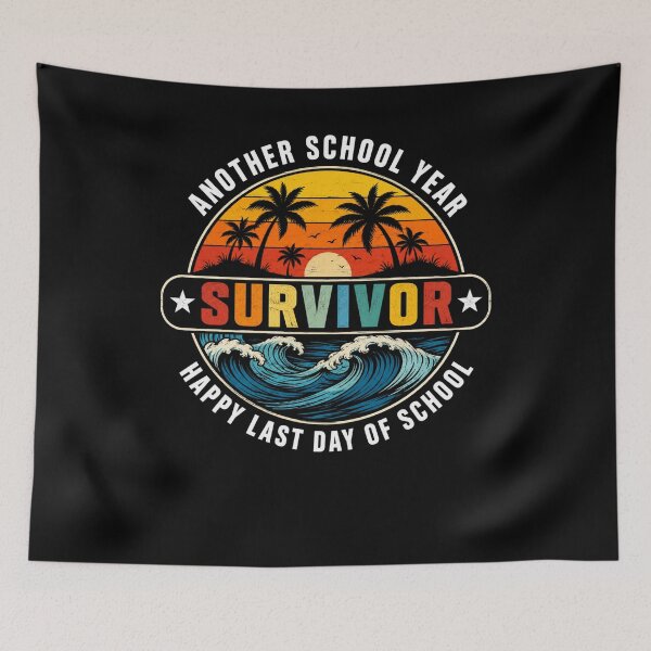 Item preview, Another School Year Survivor Happy Last Day Of School End Of Year Student Teacher Summer Break designed and sold by FormalDehyena.