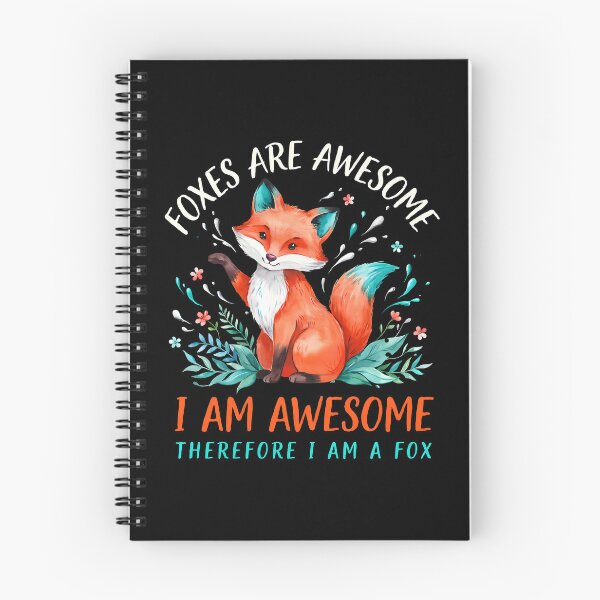 Item preview, Foxes Are Awesome I am Awesome Therefore I am A Fox Funny Fox Lover Gift Idea designed and sold by Redgiant87x.