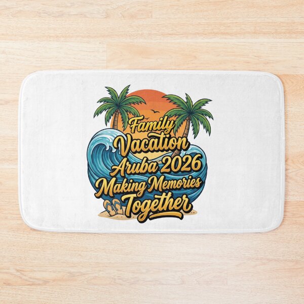 Item preview, aruba family vacation 2026 beach memories design designed and sold by ArtDesignTp.