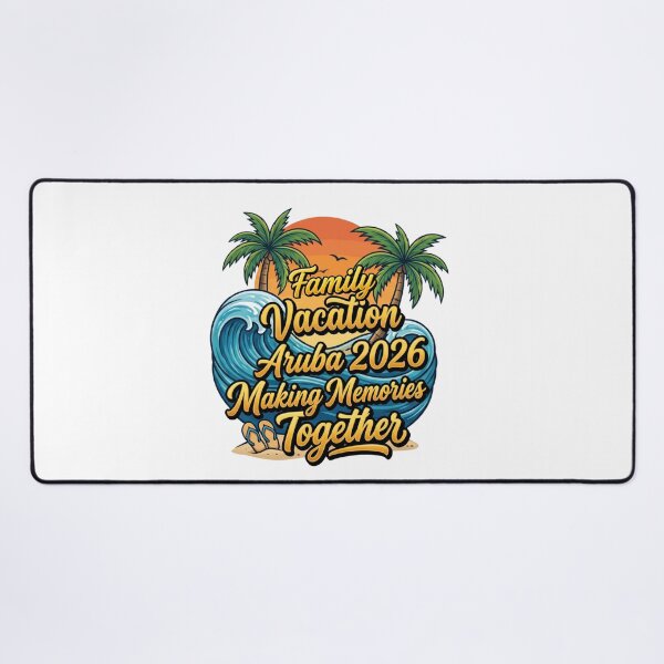 Item preview, aruba family vacation 2026 beach memories design designed and sold by ArtDesignTp.