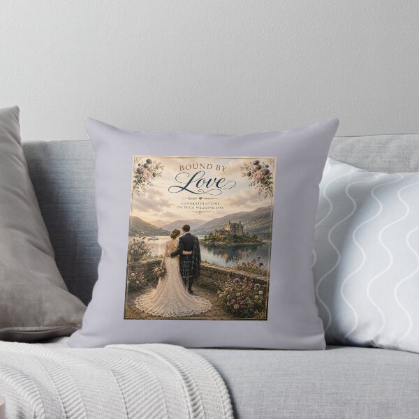Item preview, Bound by Love – Scottish Castle Wedding Card designed and sold by Novel Works Studio.