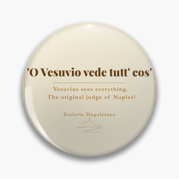 Item preview, O Vesuvio Vede Tutt Cos — Vesuvius Sees Everything Vintage Print Naples designed and sold by vesuviovibes.