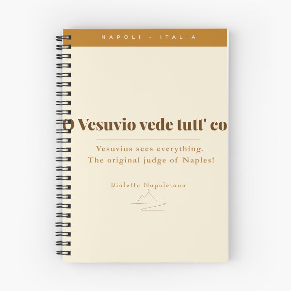 Item preview, O Vesuvio Vede Tutt Cos — Vesuvius Sees Everything Vintage Print Naples designed and sold by vesuviovibes.