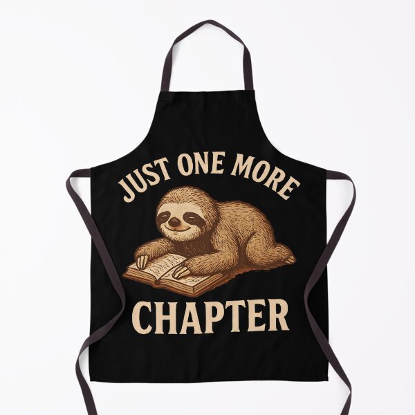 Item preview, Just One More Chapter Cute Sloth Reading Book designed and sold by Photo-Sphere101.