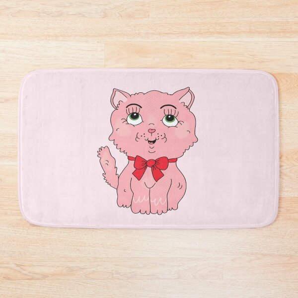 Item preview, Strawberry Milkshake the Kitty (Pink) designed and sold by yellowflowerhut.