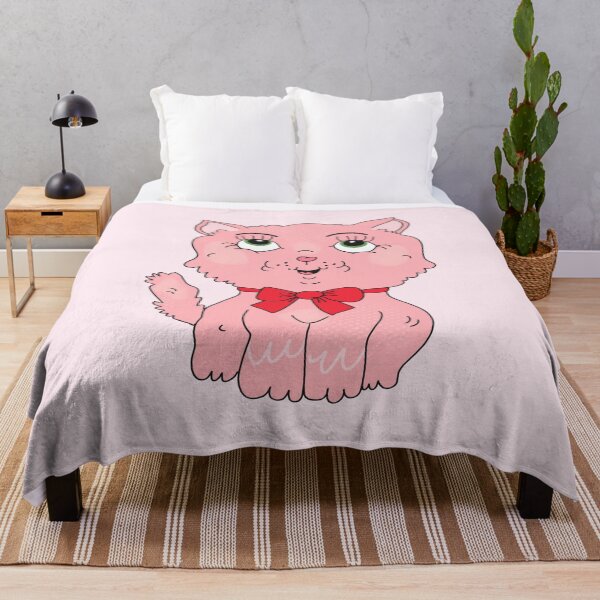 Item preview, Strawberry Milkshake the Kitty (Pink) designed and sold by yellowflowerhut.