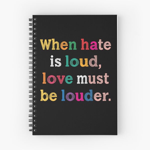 Item preview, When Hate Is Loud Love Must Be Louder Positive Message Love Advocate designed and sold by RetroMini2026.
