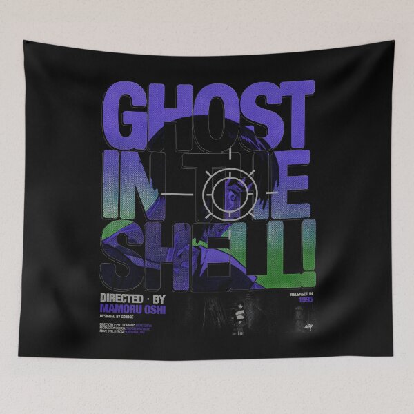 Item preview, ghost in the shell designed and sold by Molsabounat.
