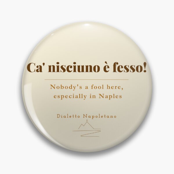 Item preview, Ca Nisciuno è Fesso — Neapolitan Proverb Vintage Print Naples Italy designed and sold by vesuviovibes.