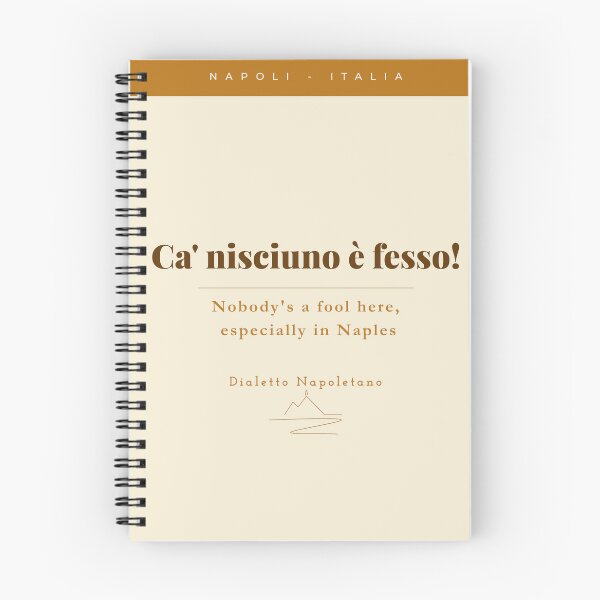 Item preview, Ca Nisciuno è Fesso — Neapolitan Proverb Vintage Print Naples Italy designed and sold by vesuviovibes.