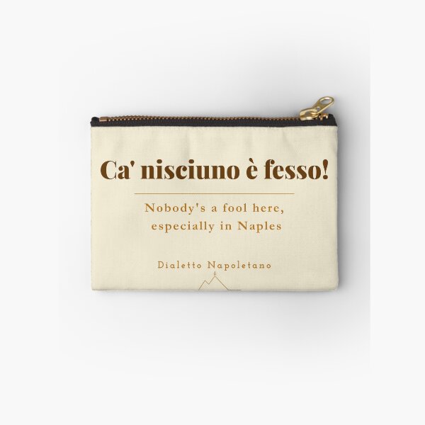 Item preview, Ca Nisciuno è Fesso — Neapolitan Proverb Vintage Print Naples Italy designed and sold by vesuviovibes.