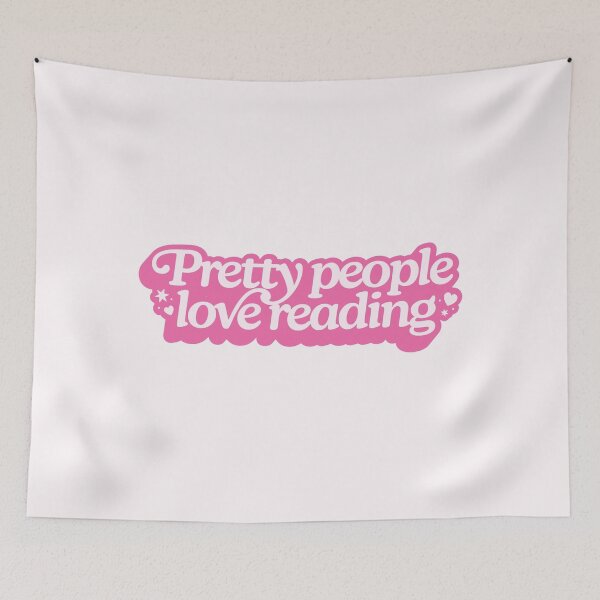 Item preview, Pretty People Love Reading designed and sold by katreadsitshop.