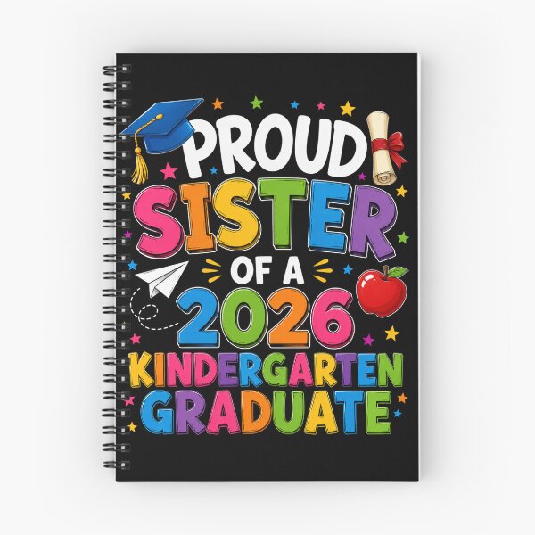 Item preview, Proud Sister Of A 2026 Kindergarten Graduate Family Celebration designed and sold by FormalDehyena.