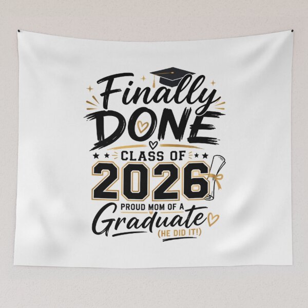 Item preview, Class Of 2026, Proud Mom Graduate Celebration designed and sold by Stick-Artistry.