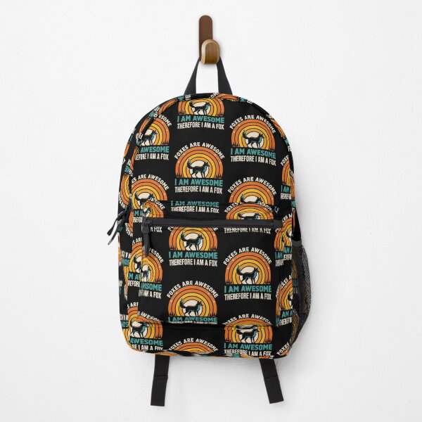 Item preview, Foxes Are Awesome I am Awesome Therefore I am A Fox Cute Animal Lover designed and sold by Redgiant87x.