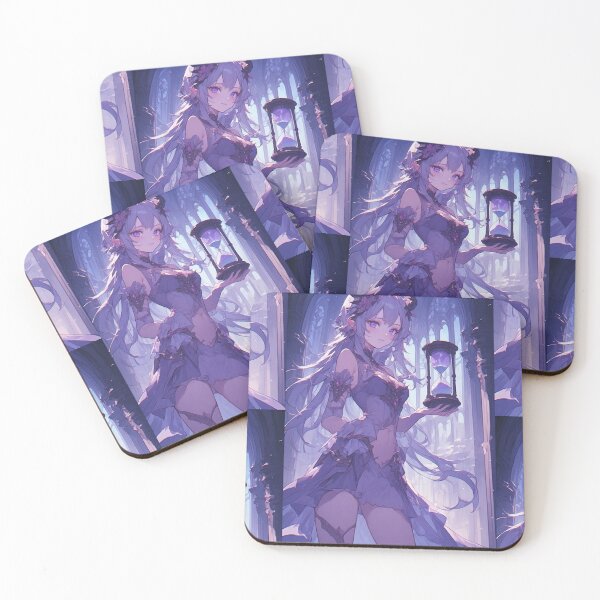 Item preview, Lilac demon girl with hourglass designed and sold by ArtsJulian.